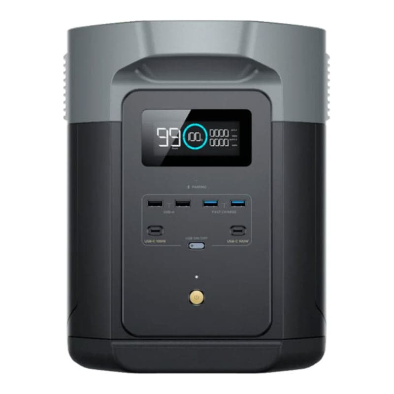 Estación de energía portátil ECOFLOW Delta 2 Max · 2000W 2048Wh EU (ECOFLOW-ESTACION-DELTA-2-MAX-2000W-2048WH)