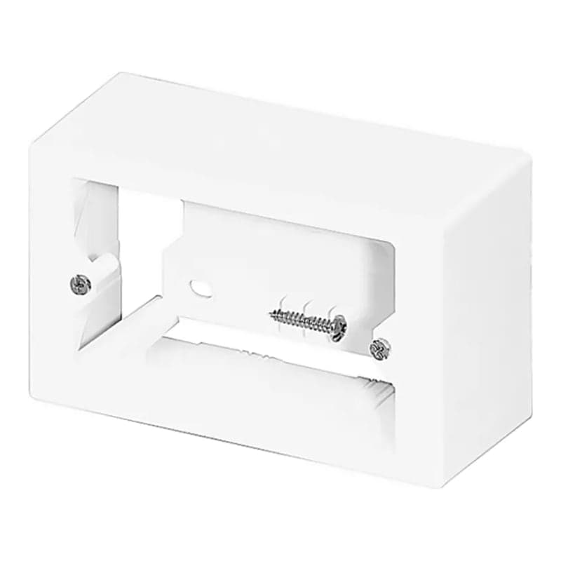 Caja de superficie para mecanismo tpo italiano EFAPEL 10972ABR · blanco