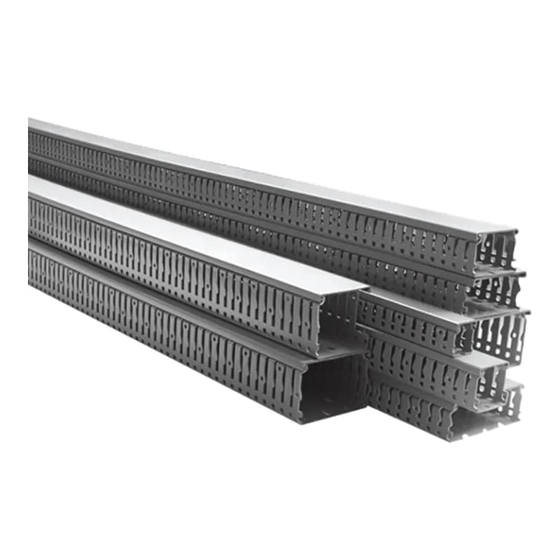 Imagen referencial de la serie: Canaleta ranurada EFAPEL 14020CCZ · 40x40mm x 2m gris