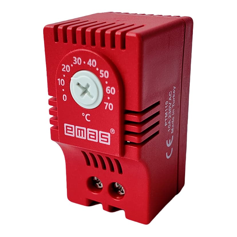 Termostato para tablero EMAS PTM110 · 1NC rojo