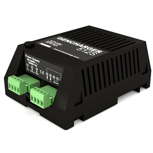 Cargador de batería EMKO GENCHARGER-512S · 5A Out:12VDC Supply:90-260VAC 50/60Hz 125x95x56mm