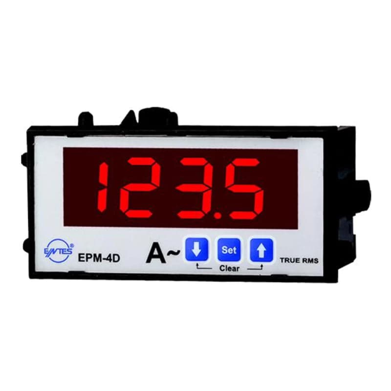 Amperímetro digital de panel ENTES EPM-4D · 48x96mm 220VAC