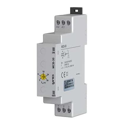 Temporizador analógico ENTES MCB-30 · 2–30s 24–240V AC/DC, tipo galleta