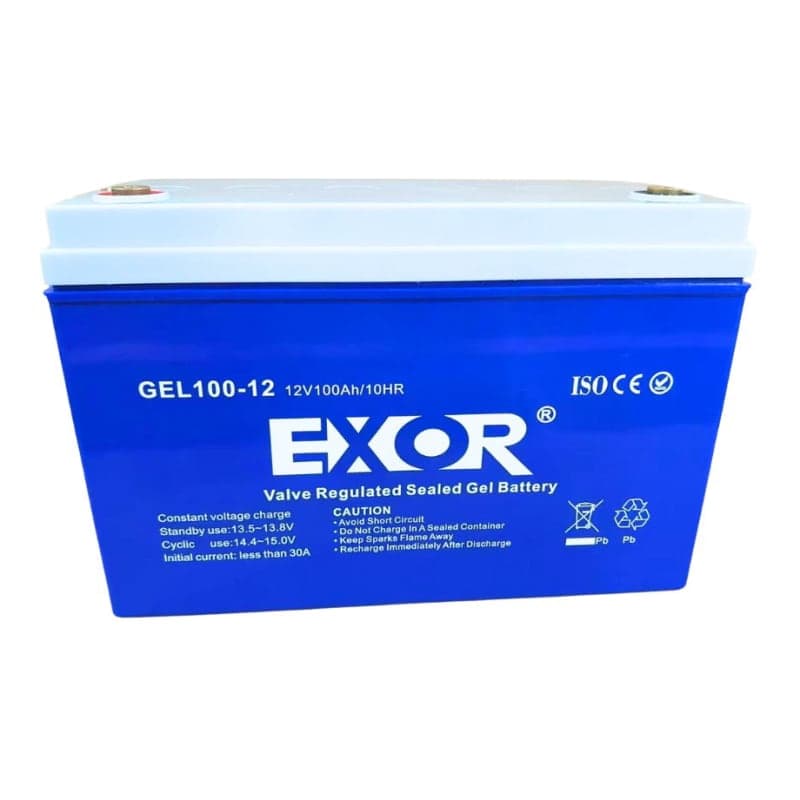 Batería EXOR GEL100-12 · 12V 100Ah