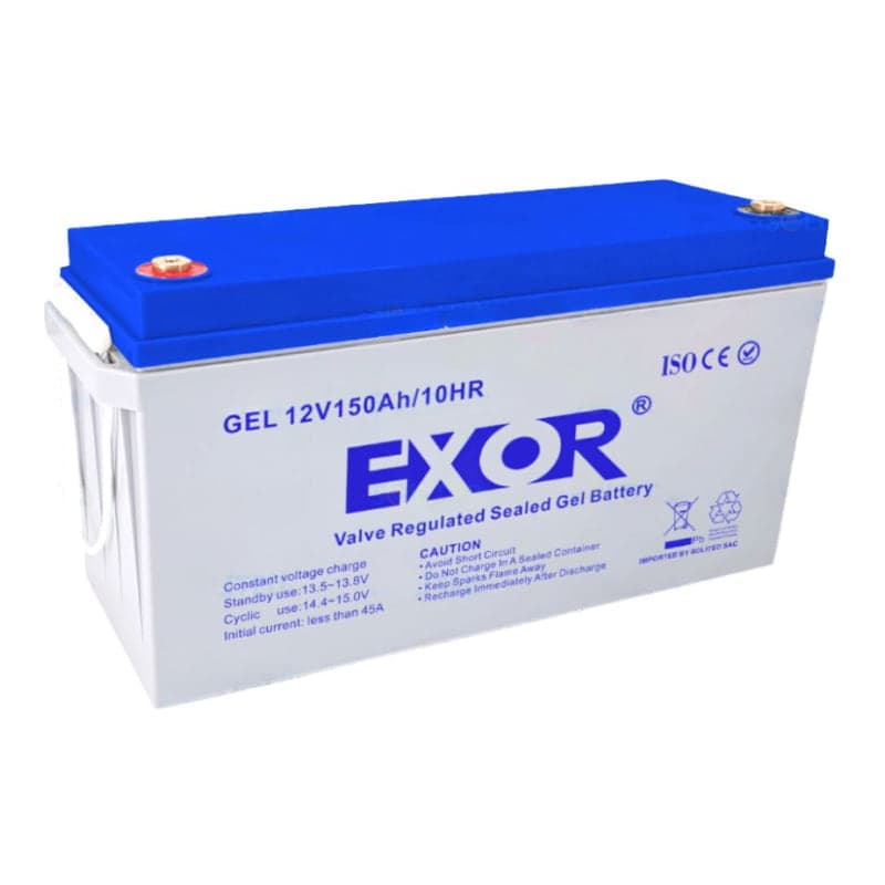 Batería EXOR GEL150-12 · 12V 150Ah
