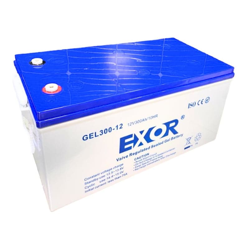 Batería EXOR GEL300-12 · 12V 300Ah