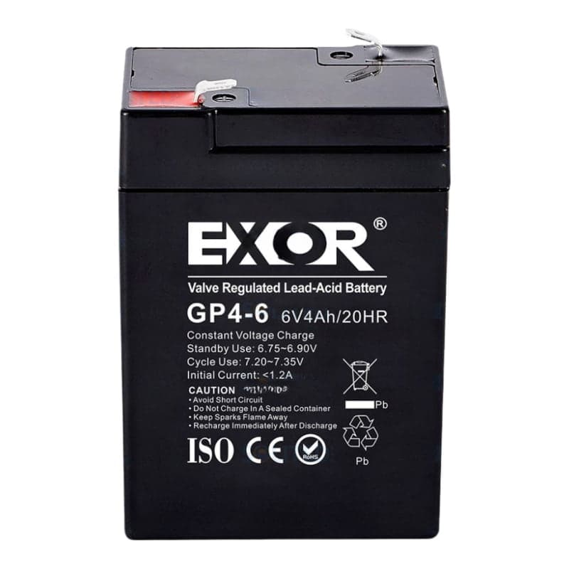 Batería EXOR GP4-6 · 6V 4Ah