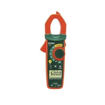 Pinza amperimétrica digital EXTECH EX655 · 600AAC/DC, 1000VDC, 750VAC, trms