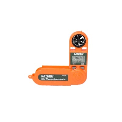 Anemómetro digital EXTECH 45118 · 0.50-28 m/s, RH 10-95%, -18/50°C