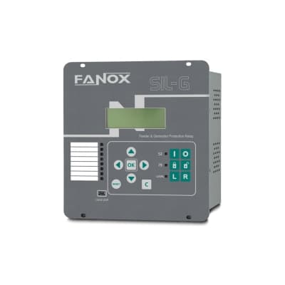 Relé de protección FANOX SILG000C0B74AB · 50/51P 51G/N 50G/N 81; 24-230VAC/VDC