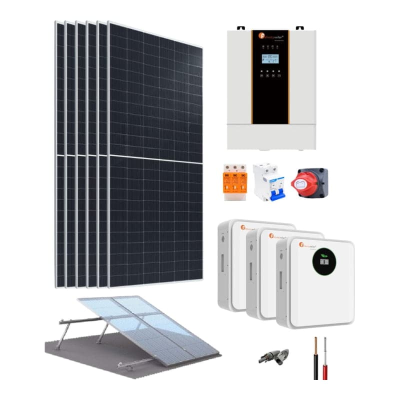 Kit sistema solar fotovoltaico FELICITY · 3500W 24V 16605Wh/día (FELICITY-KIT-SISTEMA-SOLAR-FOTOVOLTAICO-3500W-24V-16605WH/DIA)