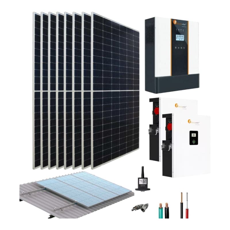 Kit aislado de playa FELICITY · 5kW 22.68kWh/día (FELICITY-KIT-AISLADO-5KW-22.68KWH/DIA)