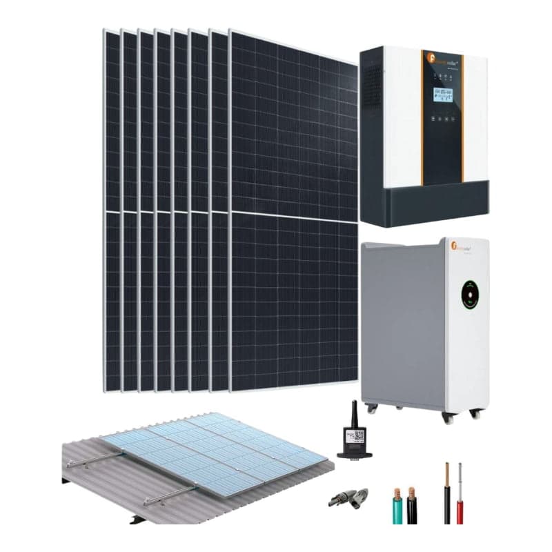 Kit solar fotovoltaico con baterías FELICITY · 5kW 22.14kWh/día (FELICITY-KIT-SOLAR-FOTOVOLTAICO-BAT-5KW-22.14KWH/DIA)
