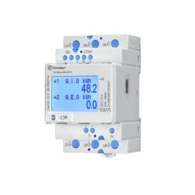 Contador de energía FINDER 7M3884000212 · 3P+N directo 80A 230VAC MODBUS 2T NFC