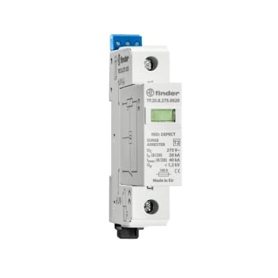 Cartucho de reemplazo para descargador de sobretensiones FINDER 7P2082750020 · 40kA, 275VAC