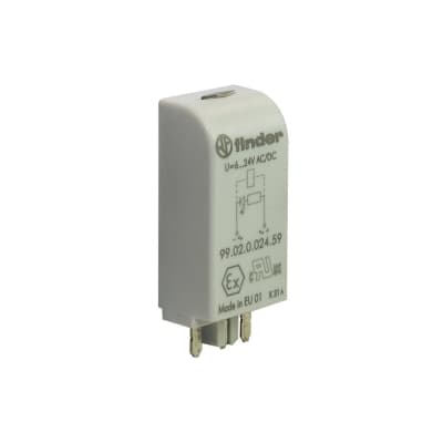 Módulo LED FINDER 9902002459 · 6-24VAC/DC para series: 90,92,94,95,96,97,56