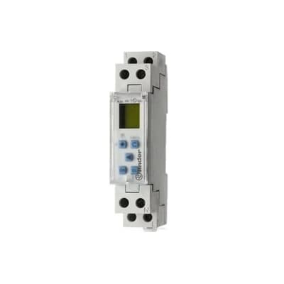 Interruptor horario digital FINDER 127182300000 · 16A 230VAC 1NA 1NC programación semanal
