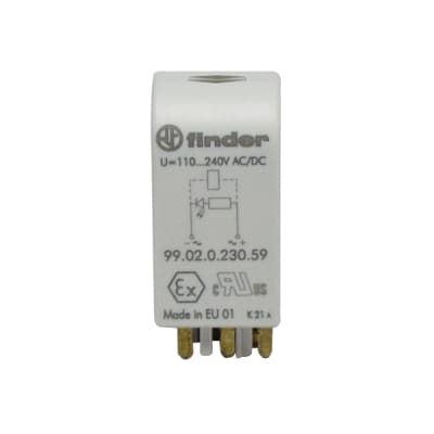 Módulo LED FINDER 9902023059 · 110-240VAC/DC para series: 90,92,94,95,96,97