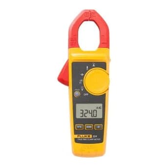 Pinza amperimétrica FLUKE 324 · 400A AC, 600V AC/DC,4k, 1000µF, CAT IV-300V, true RMS