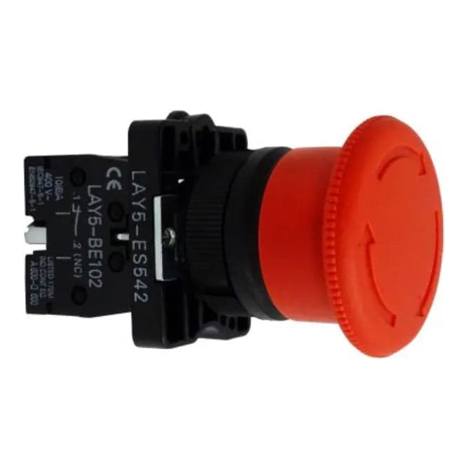 Pulsador parada de emergencia rotacion FNX 27026 · 40mm 1NC
