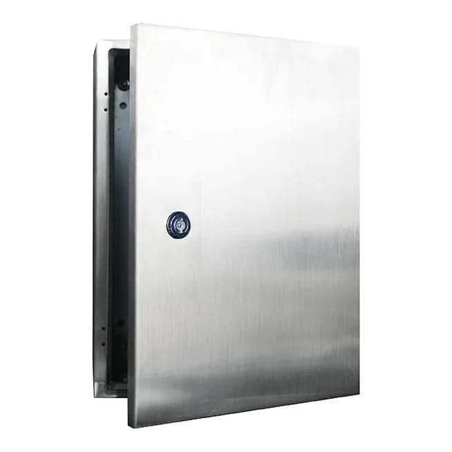Imagen referencial de la serie: Tablero hermético de acero inoxidable FNX STX4520 · 500x400x200mm con placa base