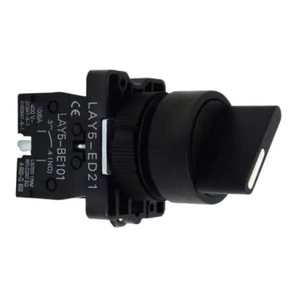 Selector FNX 27028 · 2 posiciones maneta corta 1 contacto NA
