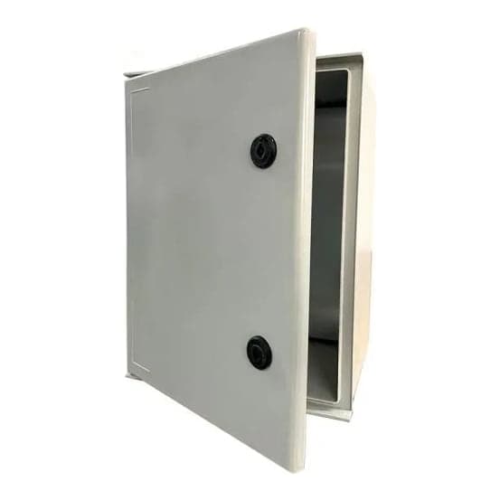 Imagen referencial de la serie: Tablero hermético de polyester FNX TIP-54 · 500x400x200mm IP65 con placa base Y conjunto de fijación