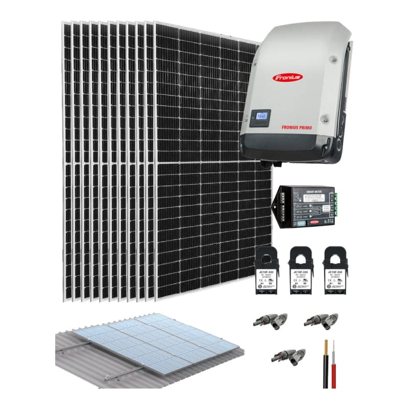 Kit conexión red trifásico FRONIUS · 12500W 61500Wh/día 220V (FRONIUS-KIT-RED-12500W-61500WH/DIA-220V)