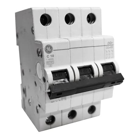 Interruptor termomagnético GENERAL ELECTRIC DG+63C10 · 3P C10 10/6kA 230/400VAC Dg+ ge by Abb