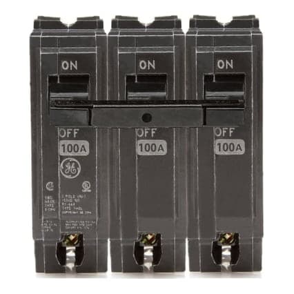 Interruptor termomagnético engrampe GENERAL ELECTRIC THQL32100 · 3x100A 10kA 240V