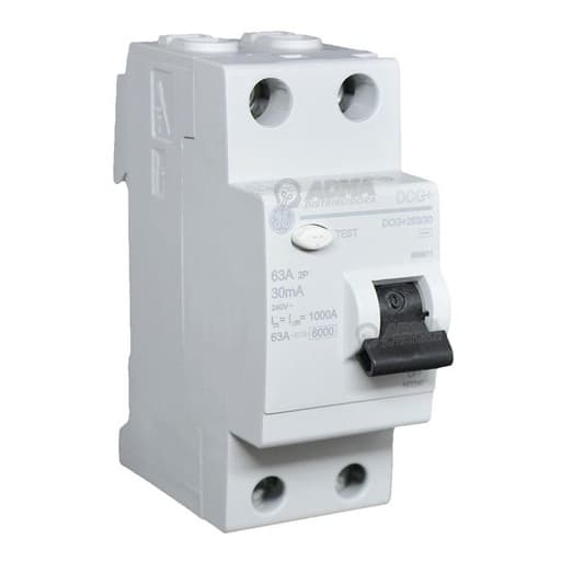 Interruptor diferencial GENERAL ELECTRIC DCG+263/030 · 2P 63A 30mA Dcg+ ge by Abb