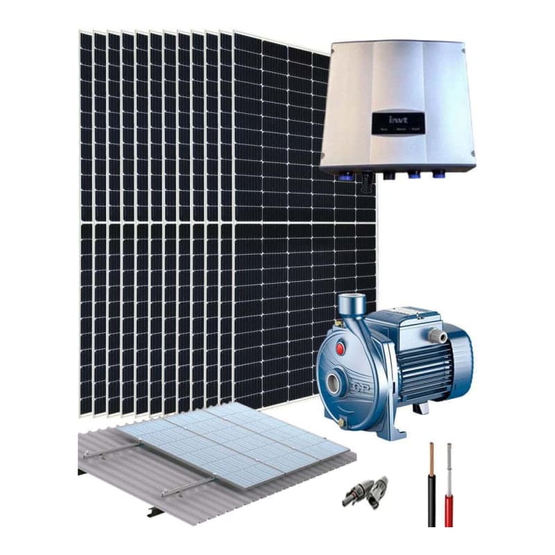 Kit bombeo solar trifásico Pedrollo · 220V/380V hasta 3HP (GEN-KIT-BOMBEO-PEDROLLO-220V/380V-3HP)