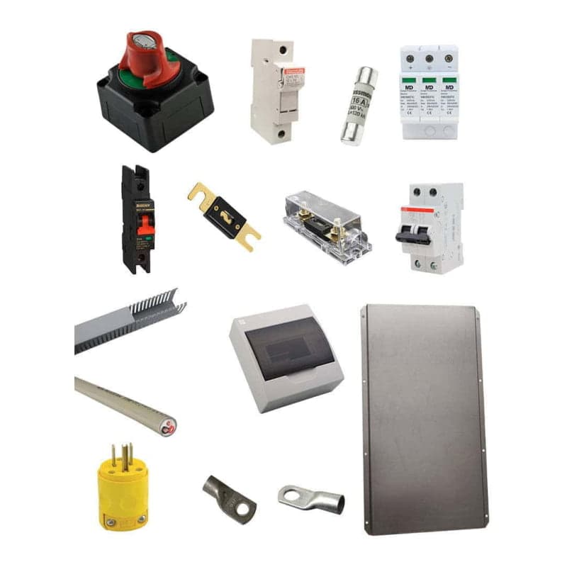 Kit material eléctrico AF · 1000W 12VDC 450Wp (GEN-KIT-MATERIAL-AF-1000W-12VDC-450WP)