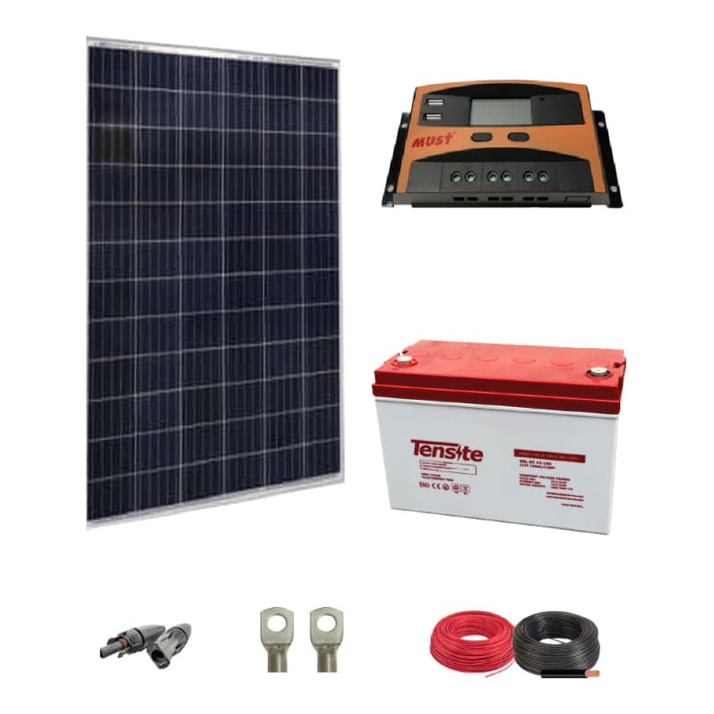 Kit solar · 200W con batería (GEN-KIT-SOLAR-200W-BAT)
