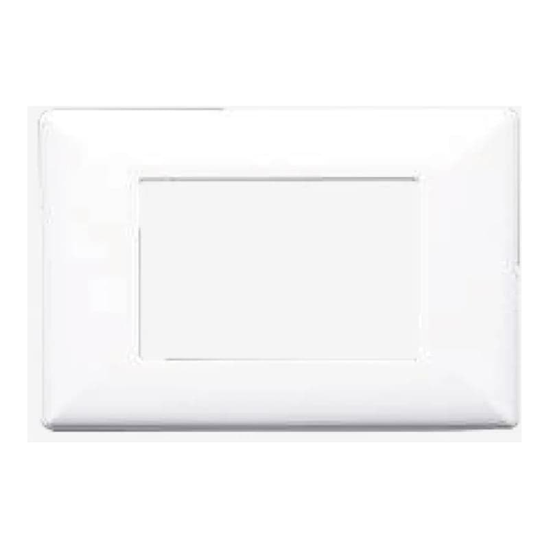 Placa teclon triple · S17 blanco (GEN-PLACA-TECLON-TRIPLE-BLANCO)