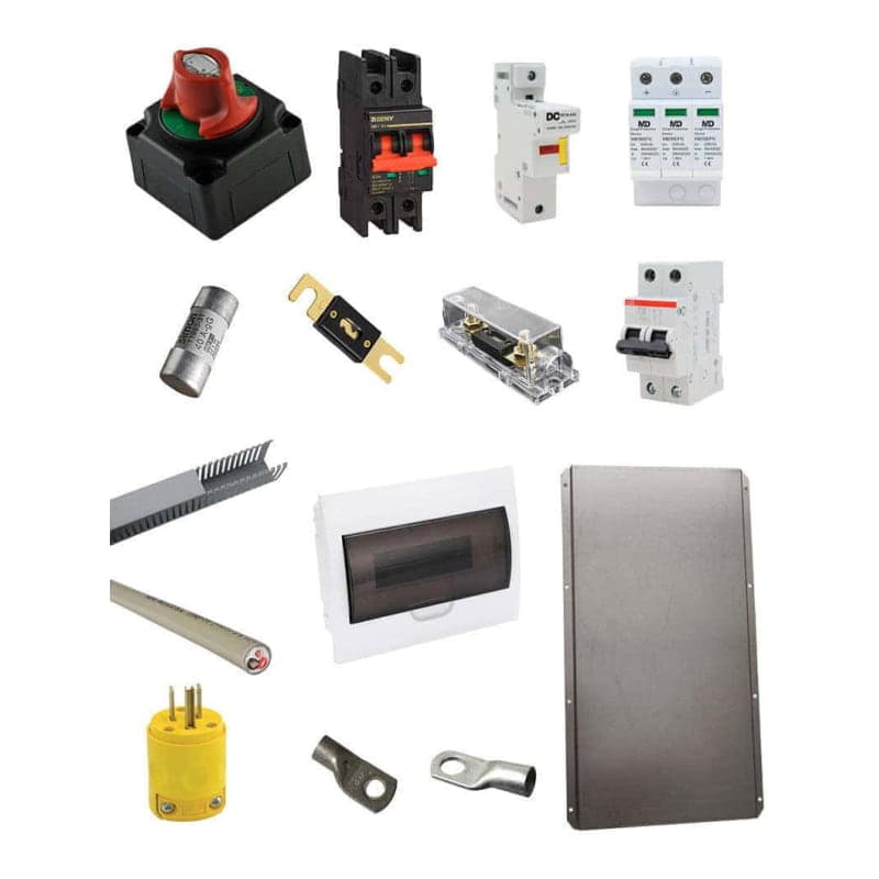 Kit material eléctrico 2S · 1000W 24VDC 450Wp (GEN-KIT-MATERIAL-2S-1000W-24VDC-450WP)