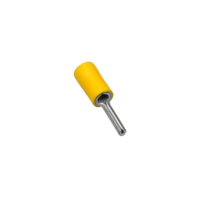Terminal aislado pin · amarillo Øf 2.7mm (bolsa) (GEN-PIN5.5)