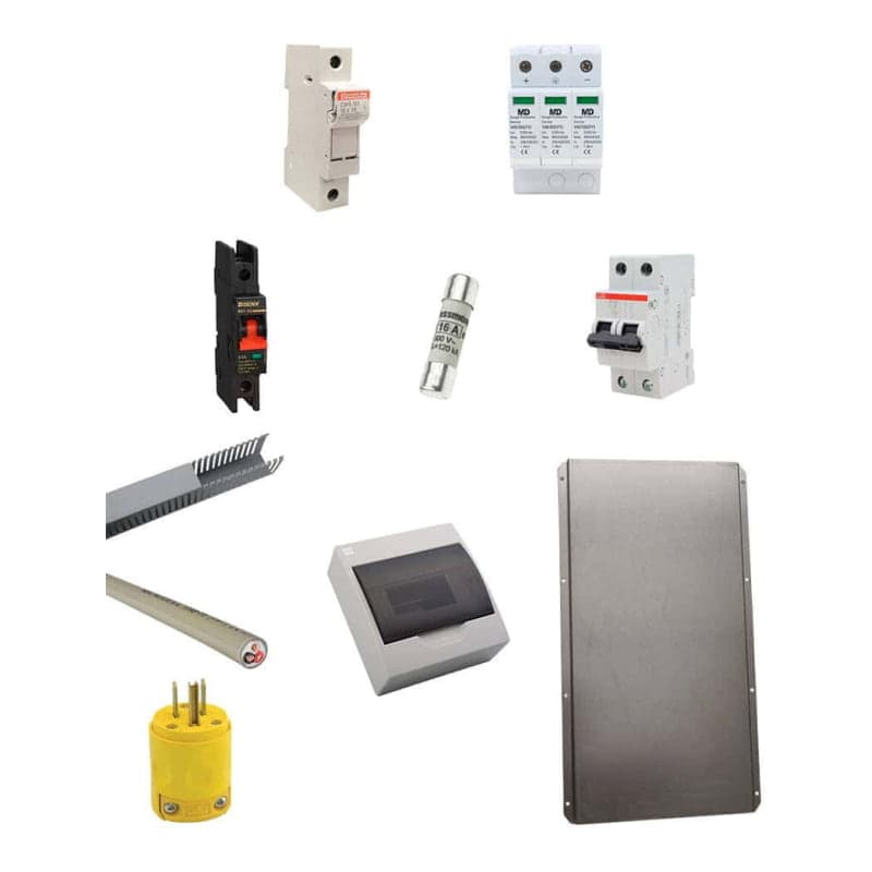Kit material eléctrico 1S · 5200W 48VDC 450Wp litio (GEN-KIT-MATERIAL-1S-5200W-48VDC-450WP-LITIO)