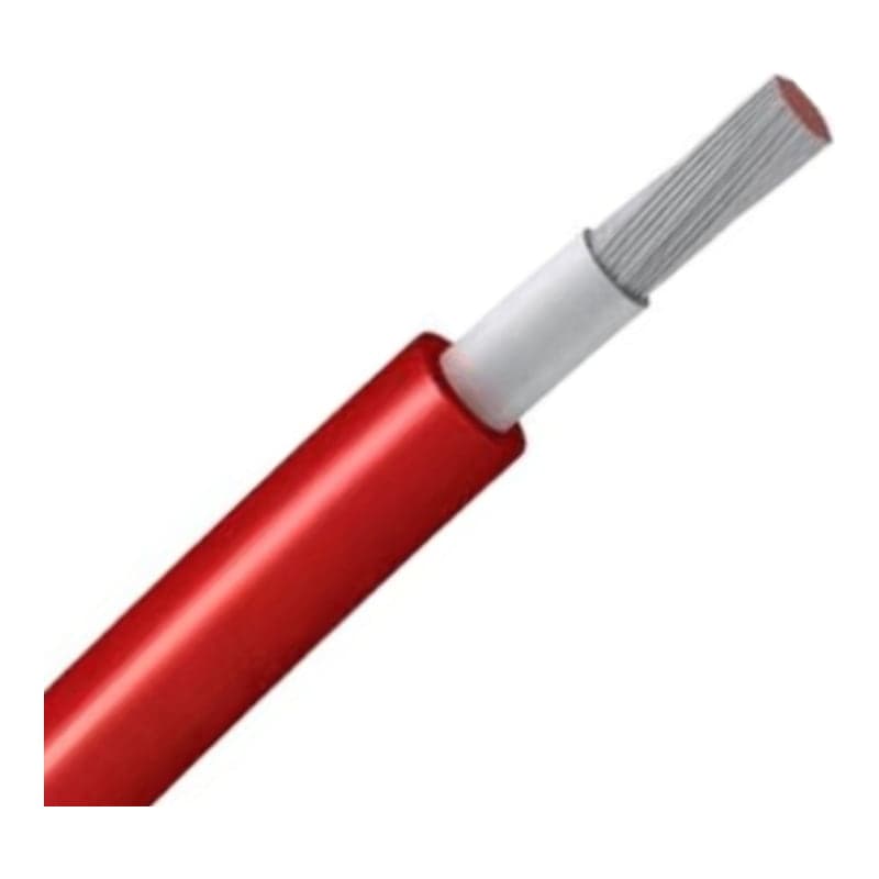 Cable unifilar solar PV H1Z2Z2-K Kibor · 6mm² 1.5kVDC rojo (metro) (GEN-CABLE-PV-H1Z2Z2-K-KIBOR-6MM2-1.5KVDC-ROJO)