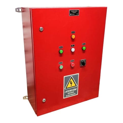 Imagen referencial de la serie: Tablero contra Incendio+Jokey Chint · 15kW 20HP 52A 220V (GEN-TCIC20HP220V)