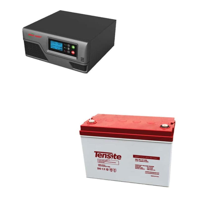 Kit backup energía · 300W 12V (GEN-KIT-AISLADO-300W-12V)