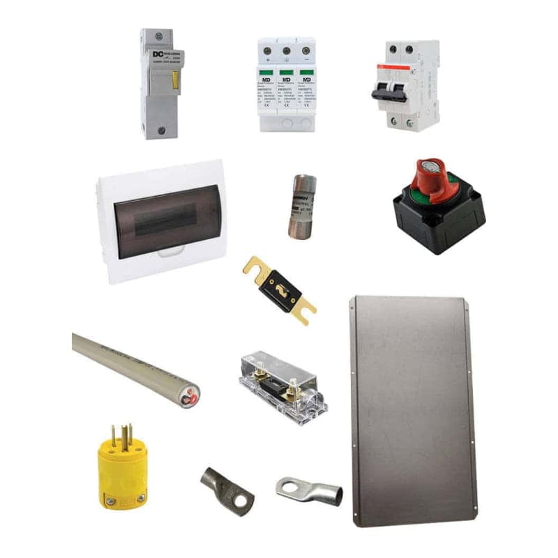 Kit material eléctrico 4S · 5000W 48VDC 550Wp (GEN-KIT-MATERIAL-4S-5000W-48VDC-550WP)
