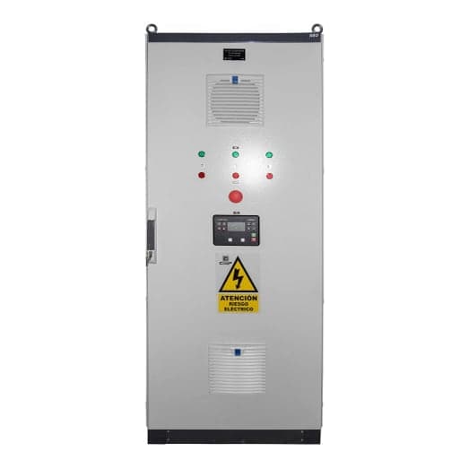 Imagen referencial de la serie: Tablero de transferencia automática trifásico con conmutador motorizado (GEN-TTATCMS400A220V)