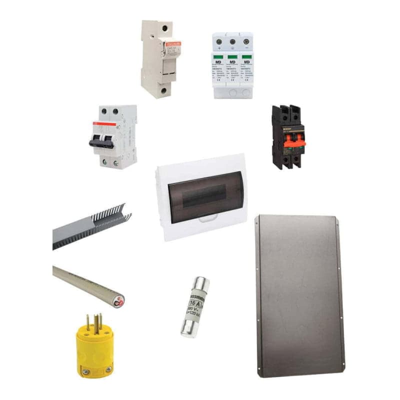 Kit material eléctrico 1S SPF · 5000W 48VDC 450Wp litio (GEN-KIT-MATERIAL-1S-SPF-5000W-48VDC-450WP)