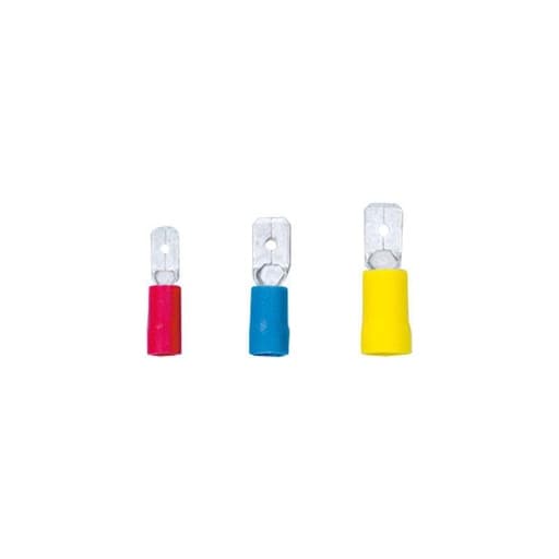 Terminal semi aislado macho · rojo Ød 3.8mm (bolsa) (GEN-RM250)