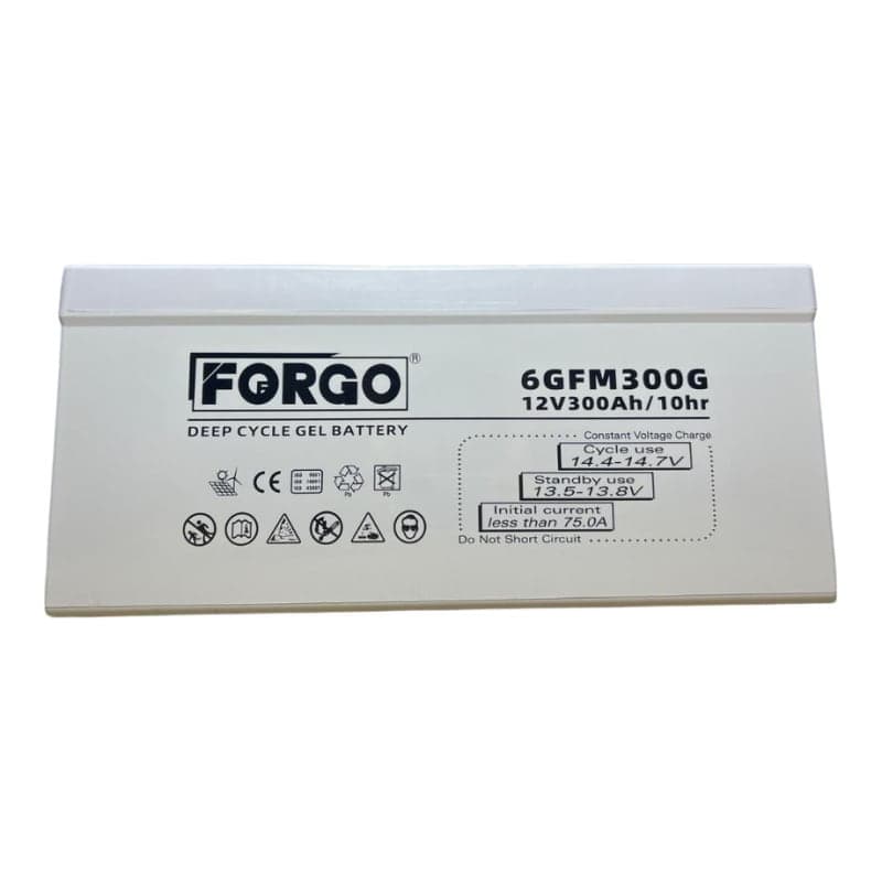 Batería de GEL 6GFM300G FORGO · 12V 300Ah