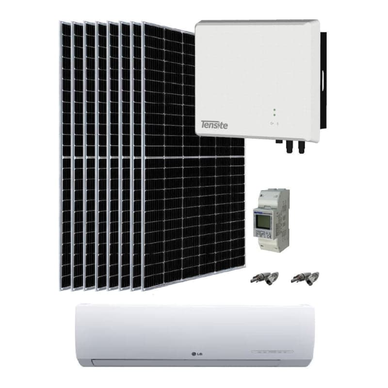 Kit aire acondicionado con paneles solares · 1400W/4000W (GEN-KIT-AIRE-1400W/4000W)