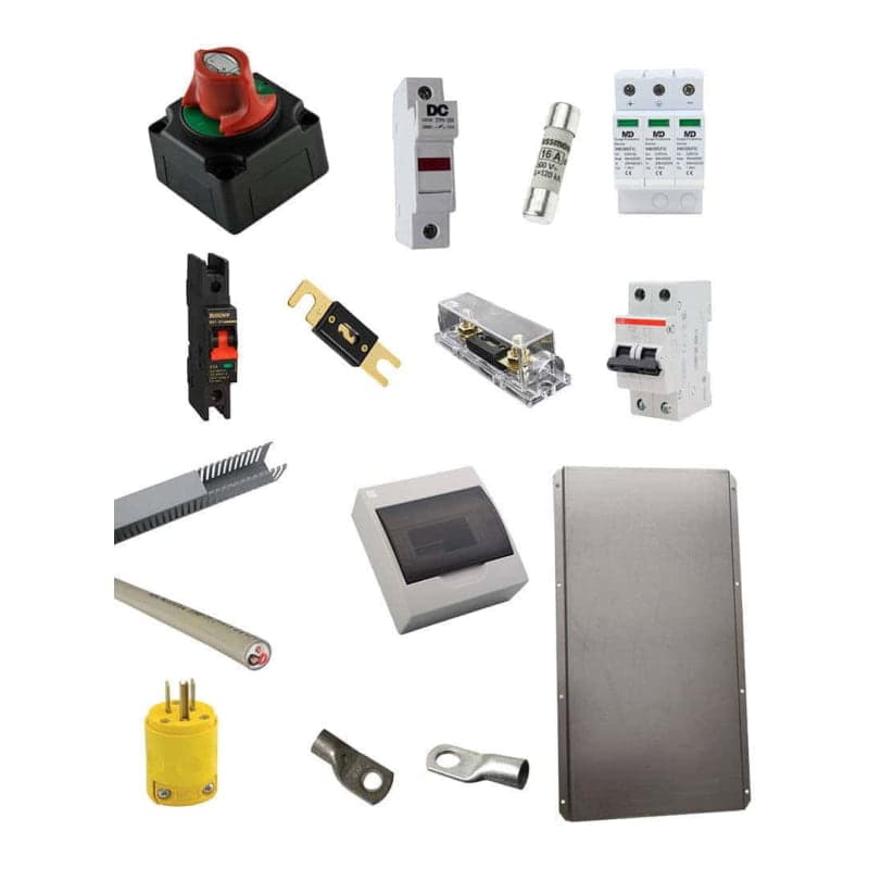 Kit material eléctrico 1S · 1000W 24VDC 450Wp (GEN-KIT-MATERIAL-1S-1000W-24VDC-450WP)