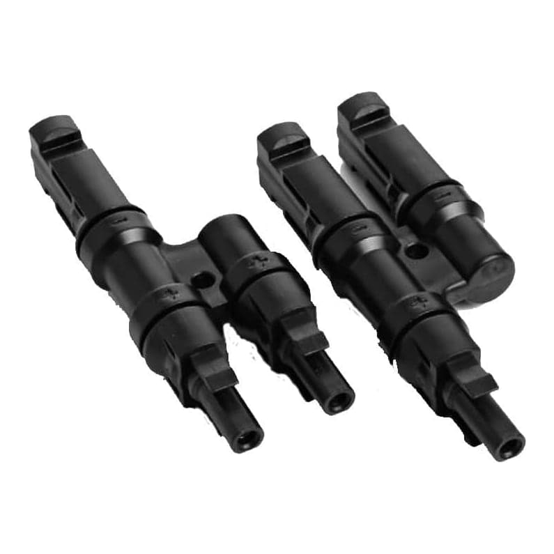 Conector MC4 Multicontact · macho 2 hembras T4 (GEN-CONECTOR-MC4-MULTICONTACT-T4-M-2-H)