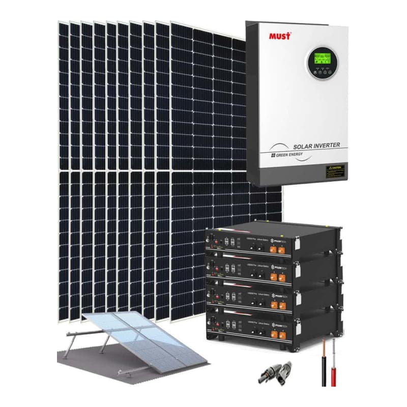 Kit sistema fotovoltaico de aislada Pylontech · 5200W 48V 18200Wh/día (GEN-KIT-AISLADO-PYLONTECH-5200W-48V-18200WH/DIA)